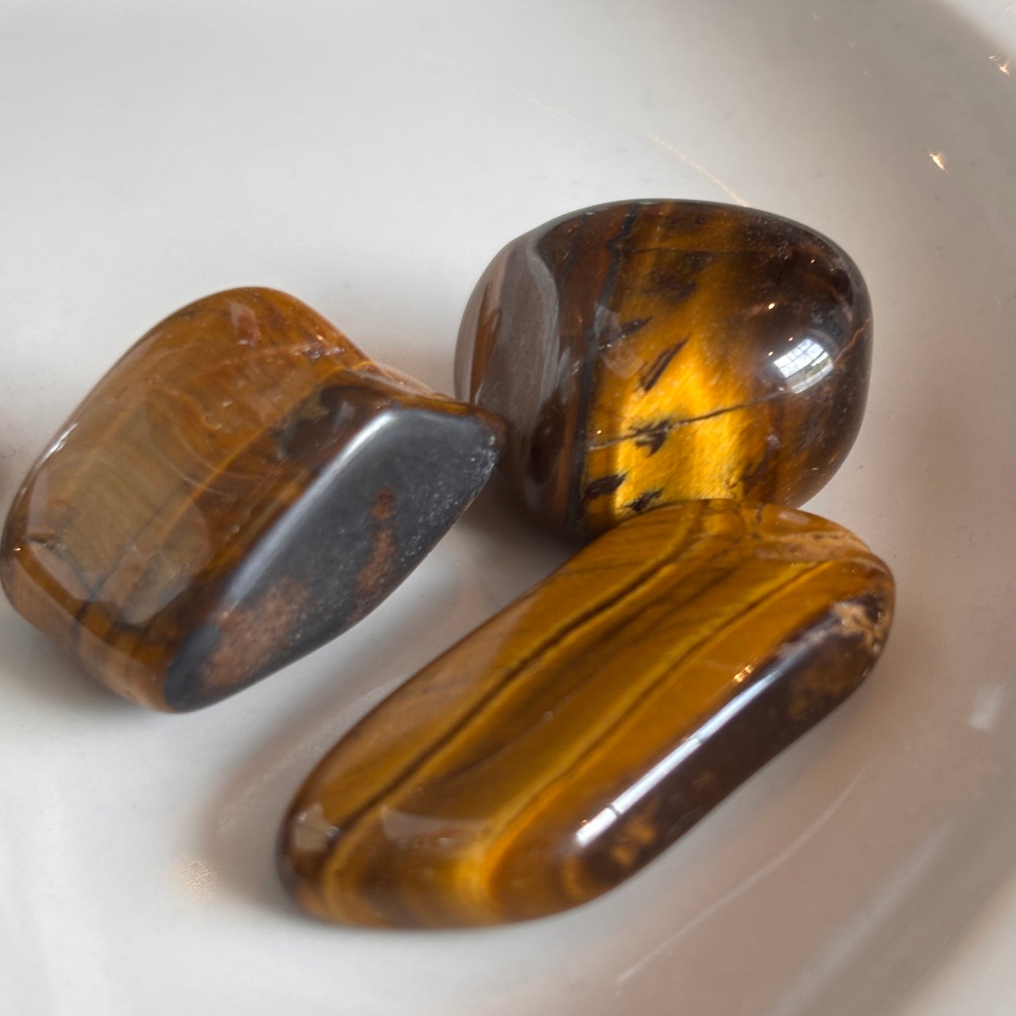 Tiger Eye Tumble Stone