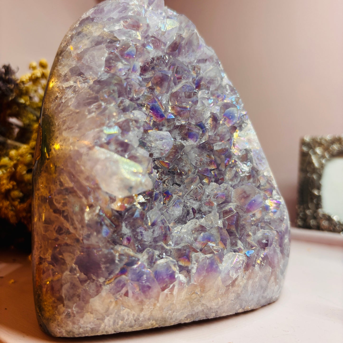 Angel Aura Amethyst Geode FreeForm (AGF01)