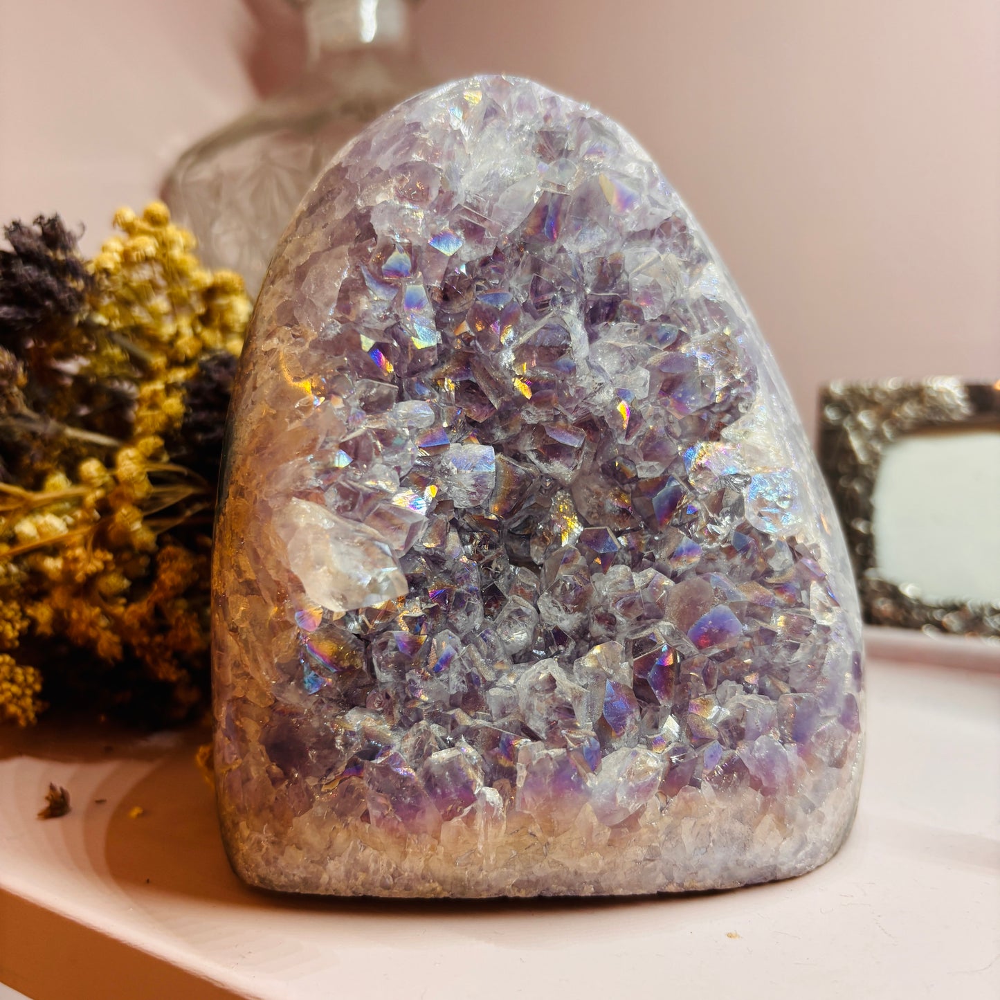 Angel Aura Amethyst Geode FreeForm (AGF01)