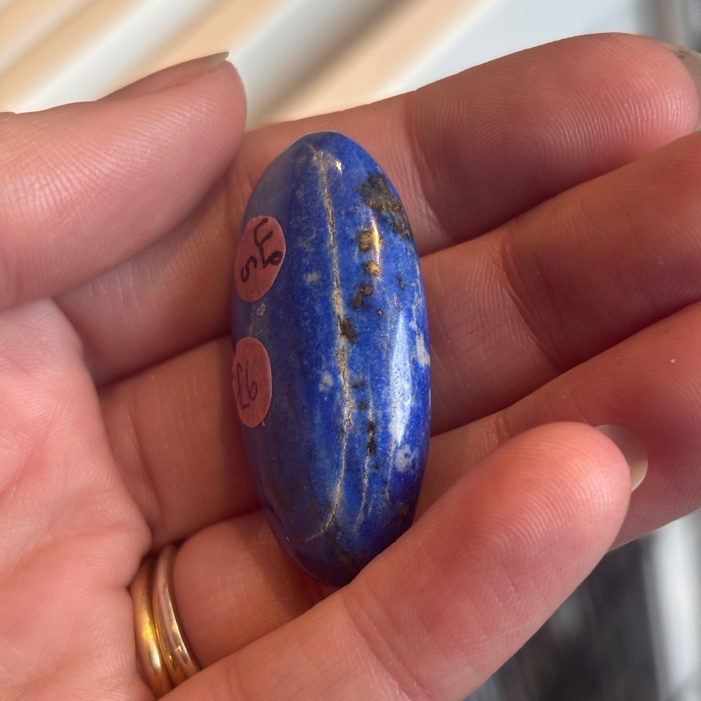 Lapis Lazuli Palm Stone (LLP5)