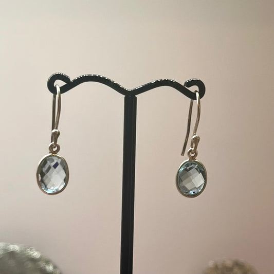 Sterling Silver Aquamarine Earrings