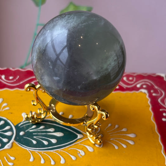 Blue Fluorite Sphere (BFS02)