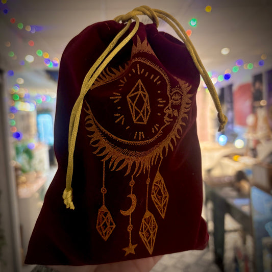 Large Velvet Bag - for Tarot/ Oracle Cards