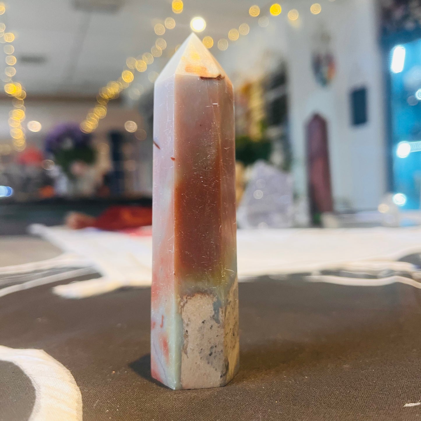 Blue Cherry Creek Jasper Pillar (BCJ01)