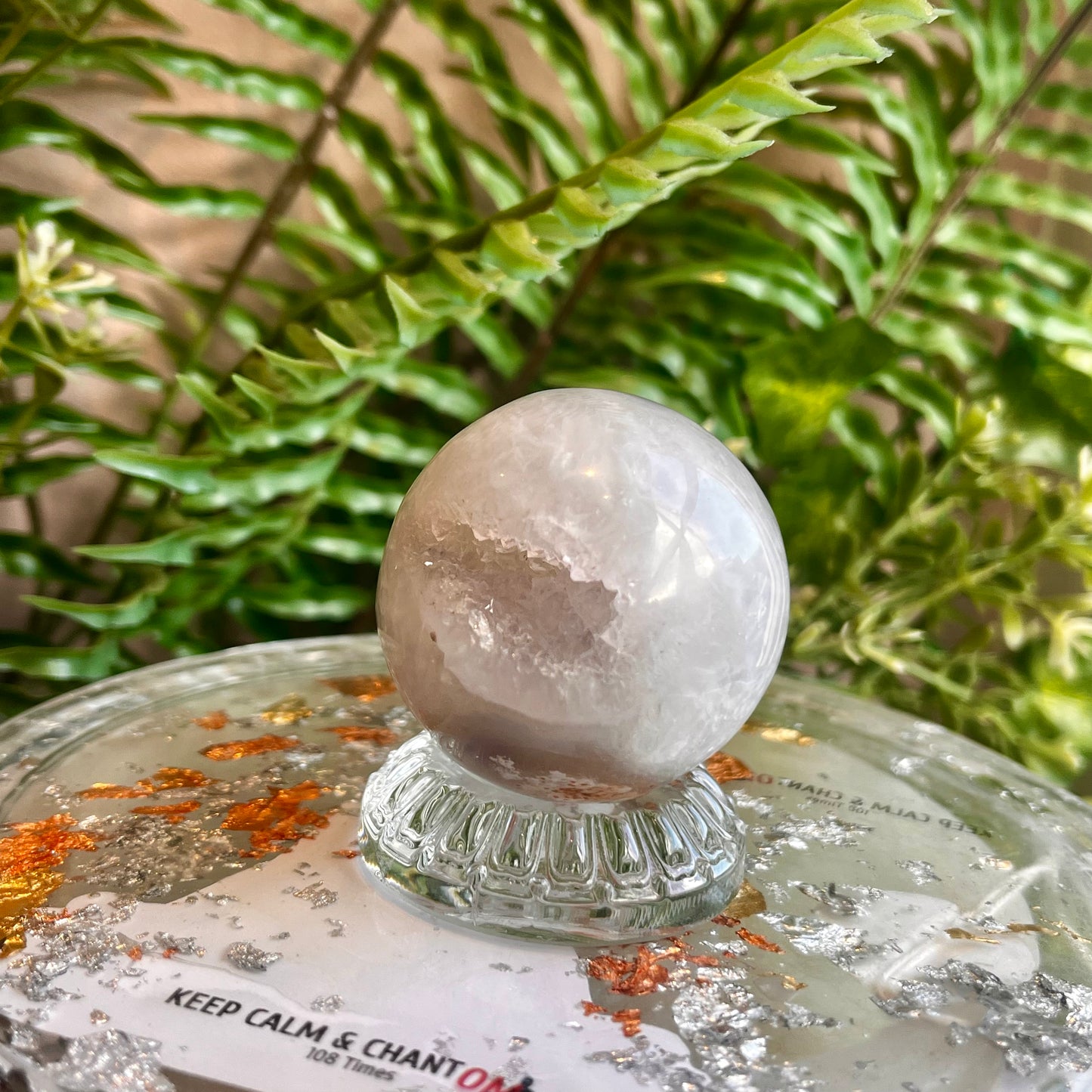 “Dobby” Druzy Agate Sphere (DAS01)