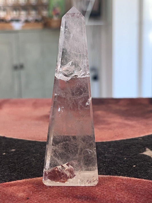 Clear Quartz Obelisk