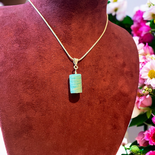 Tegan’s High Grade Amazonite Necklace