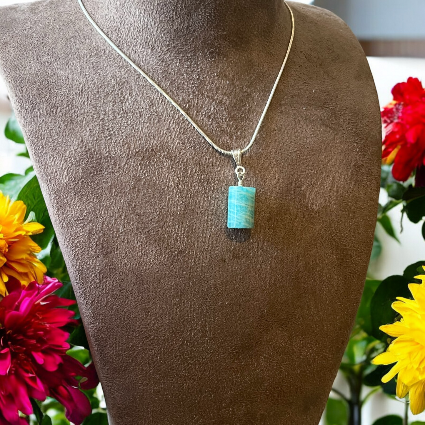 Tegan’s High Grade Amazonite Necklace