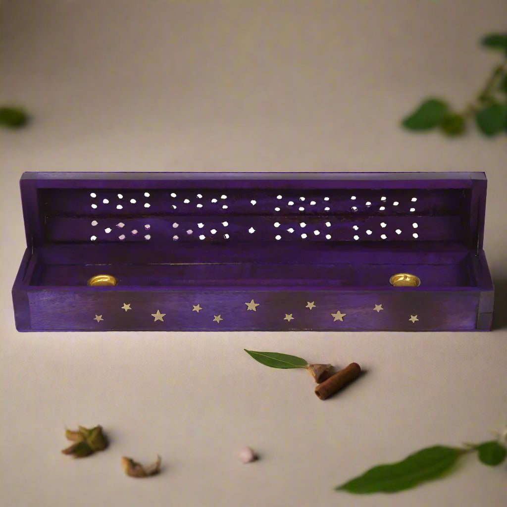 Star Purple Smoke Box with Incense Gift Set