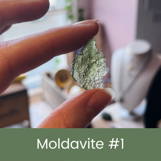 Genuine Raw Moldavite Specimen