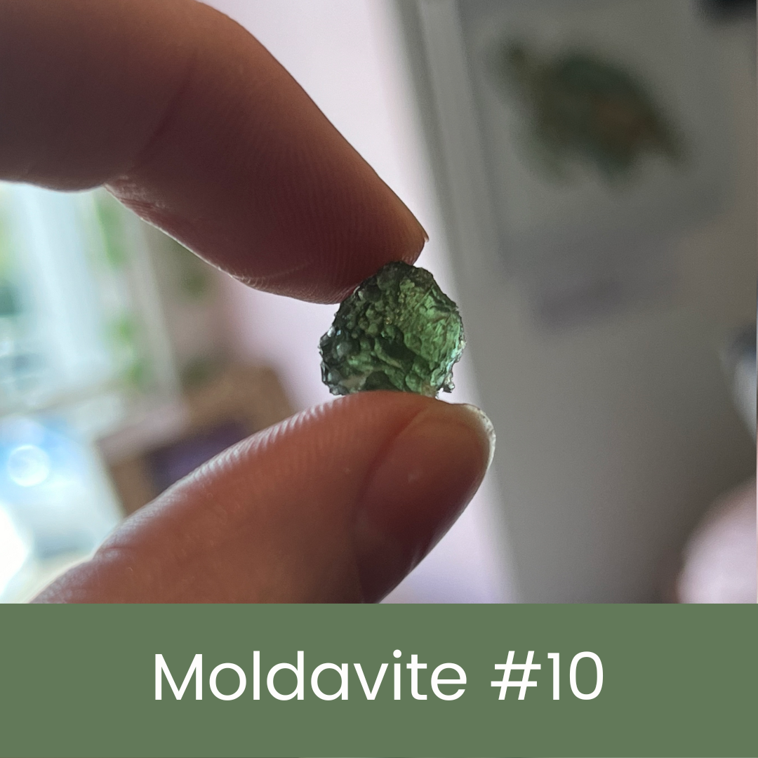 Genuine Raw Moldavite Specimen