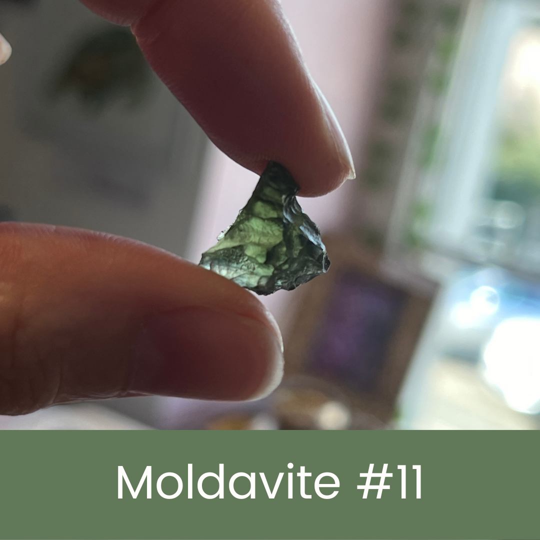 Genuine Raw Moldavite Specimen