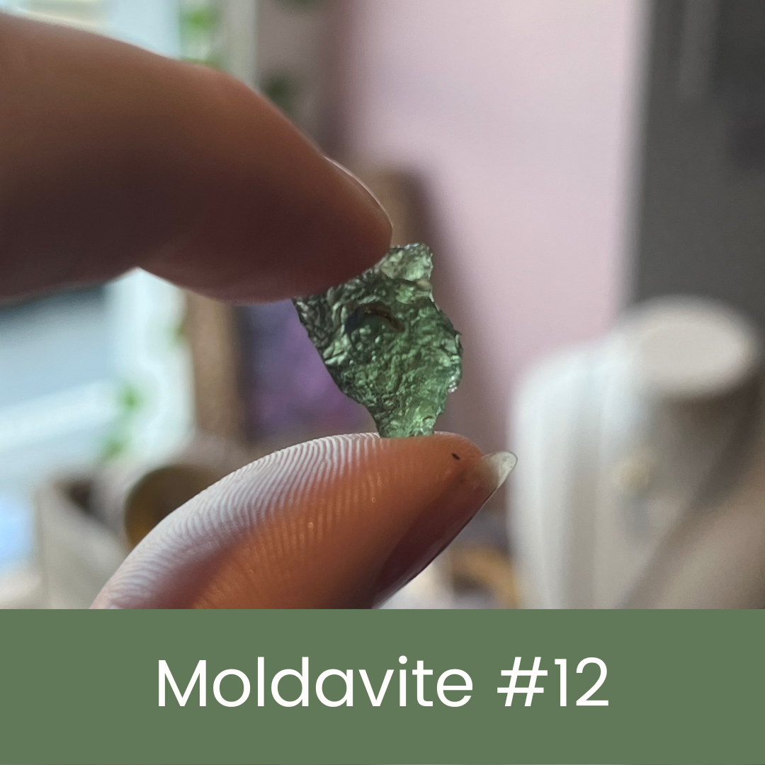 Genuine Raw Moldavite Specimen