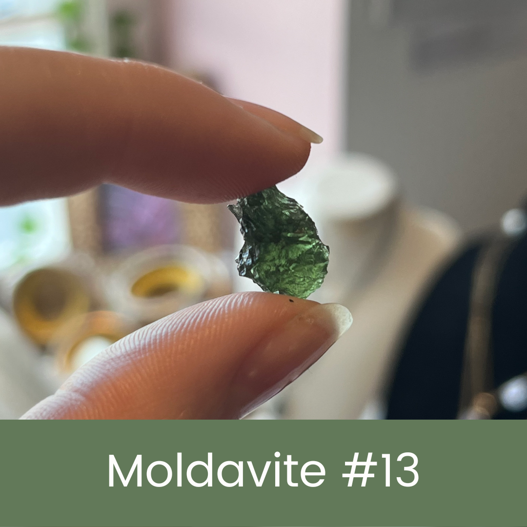 Genuine Raw Moldavite Specimen