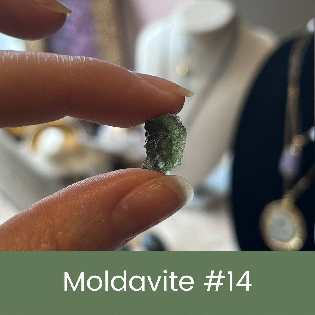 Genuine Raw Moldavite Specimen