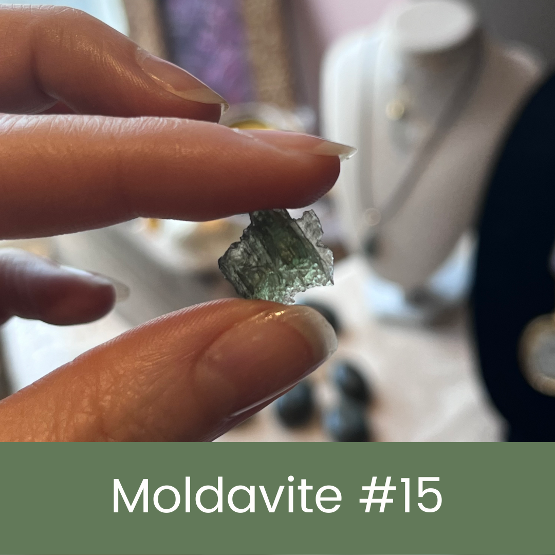 Genuine Raw Moldavite Specimen