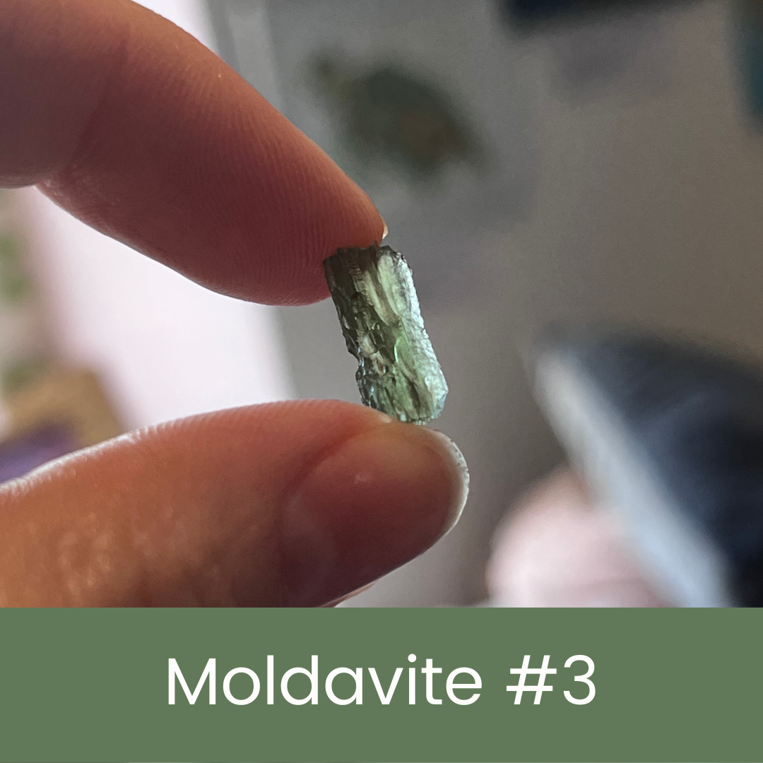 Genuine Raw Moldavite Specimen