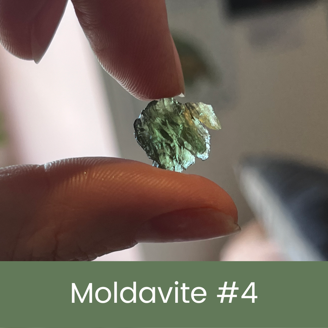 Genuine Raw Moldavite Specimen