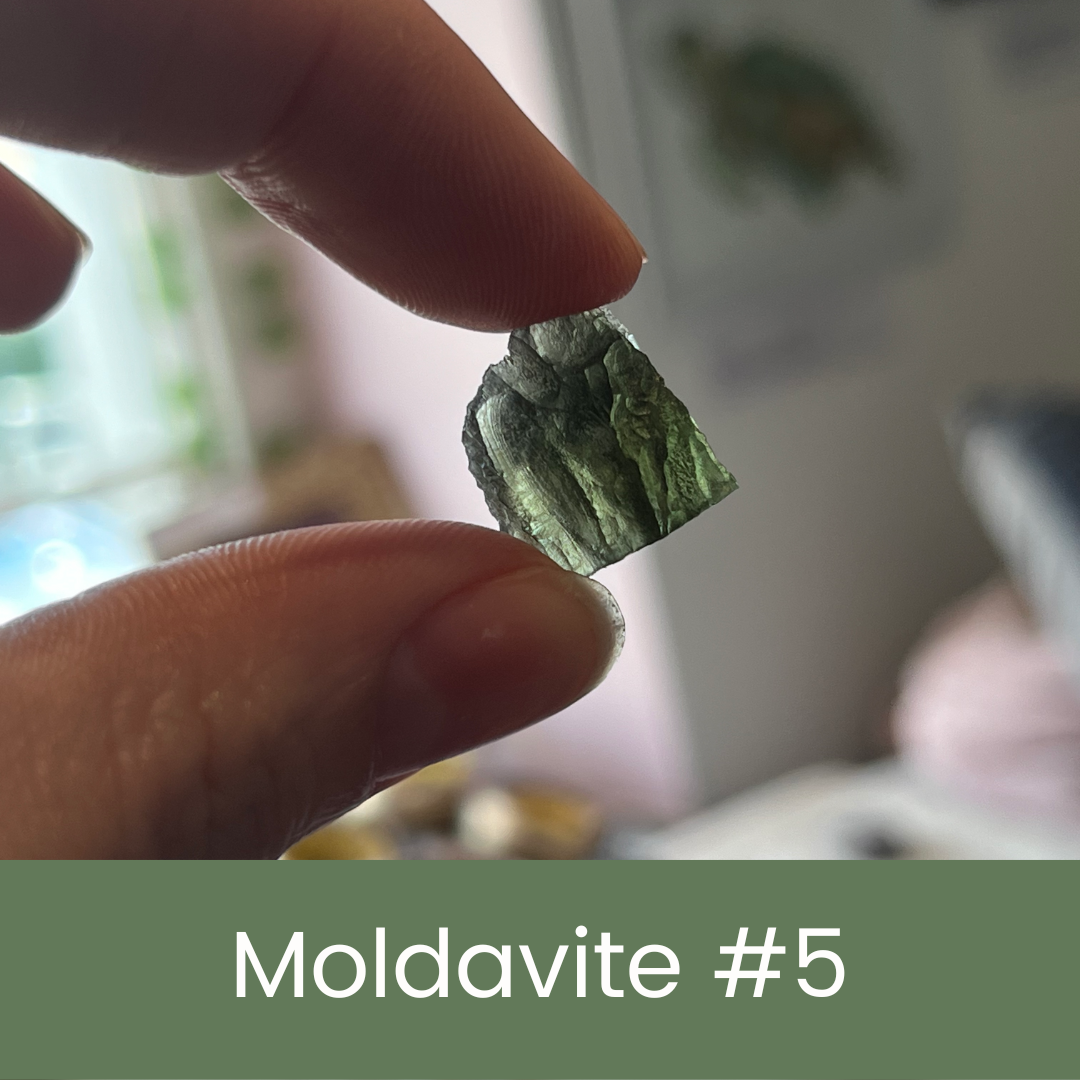 Genuine Raw Moldavite Specimen