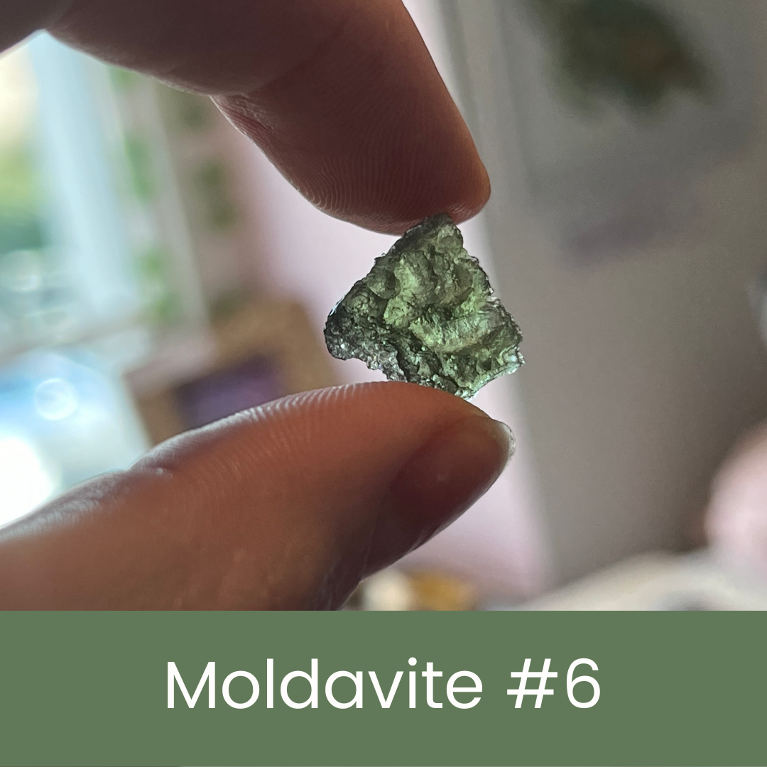 Genuine Raw Moldavite Specimen