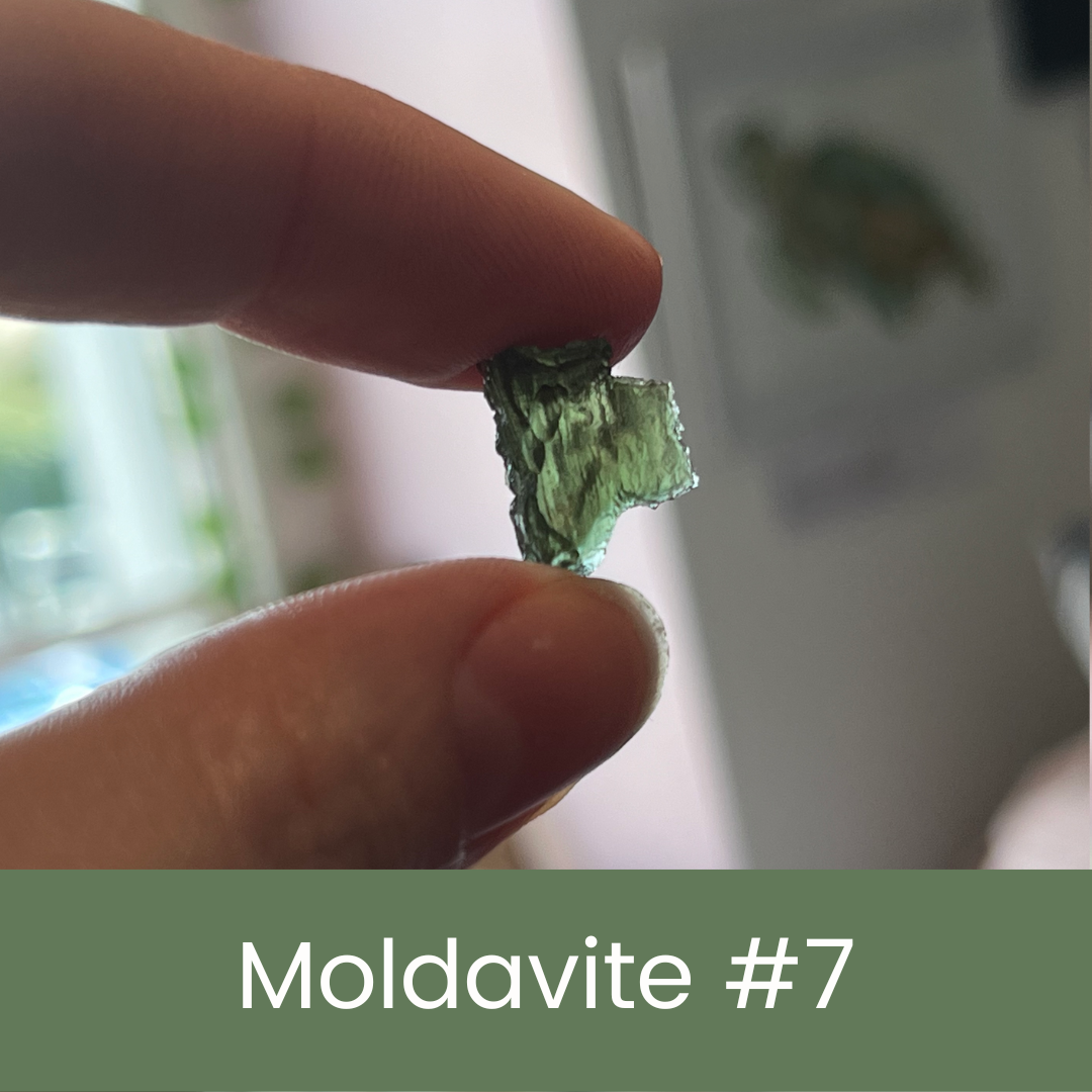 Genuine Raw Moldavite Specimen