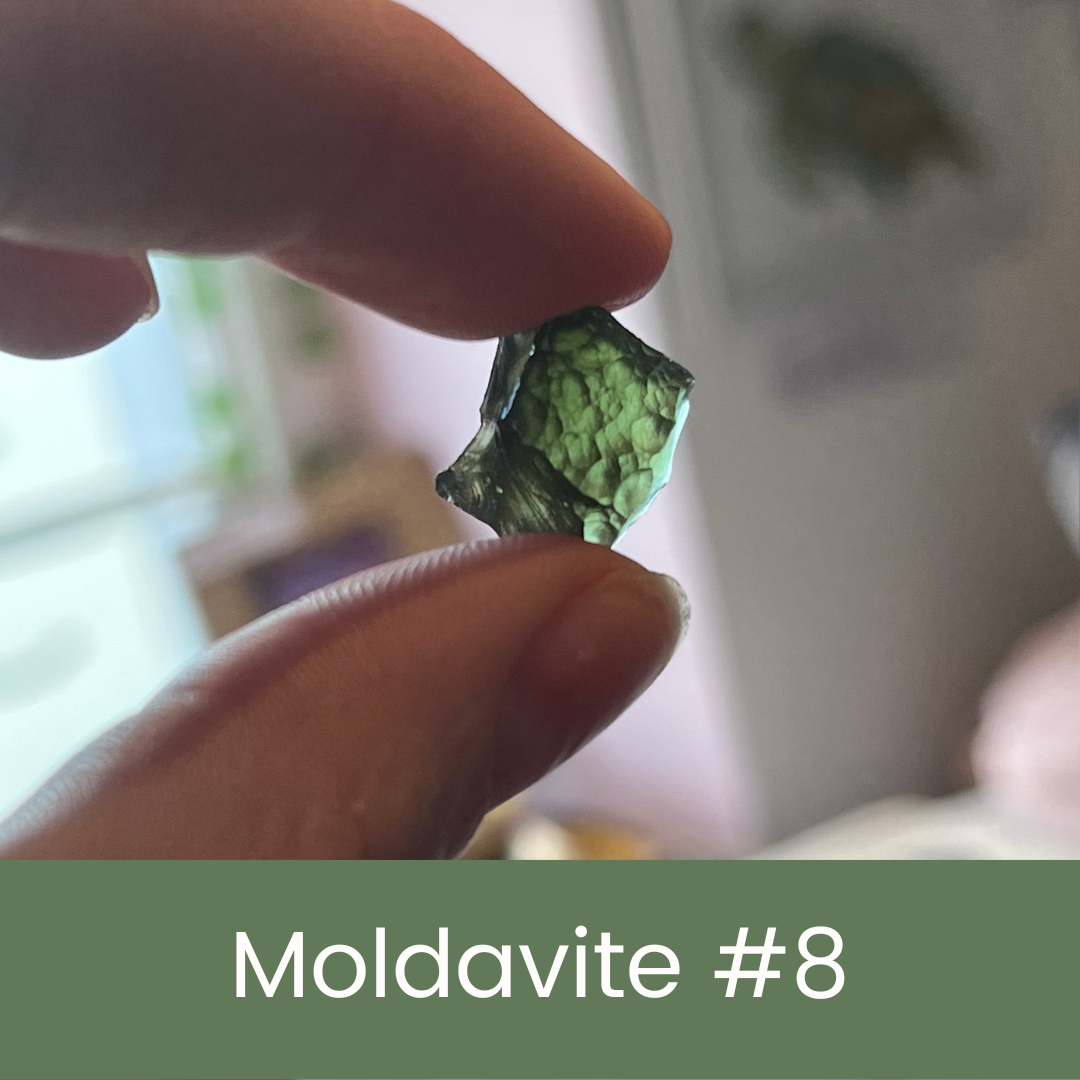 Genuine Raw Moldavite Specimen