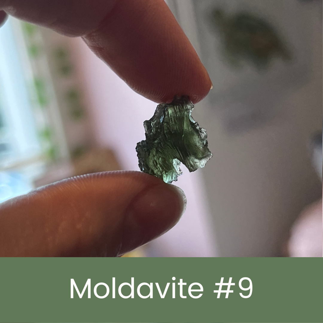 Genuine Raw Moldavite Specimen