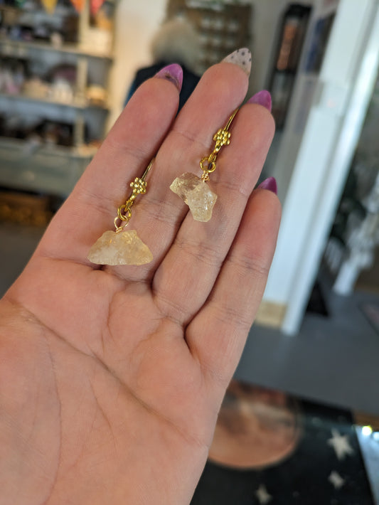 Tegan's Heat Treated Amethyst (Citrine Gold Plated)