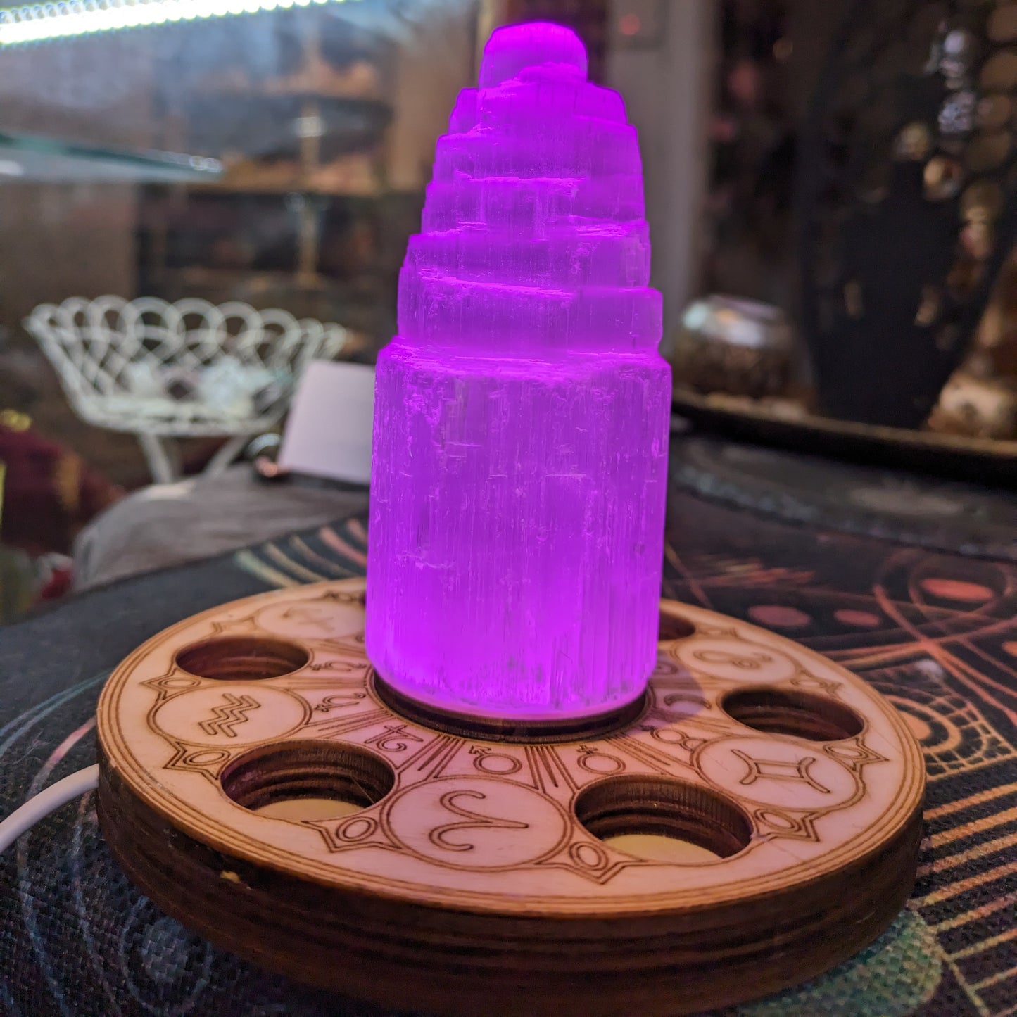 Colour Changing Zodiac Light Stand