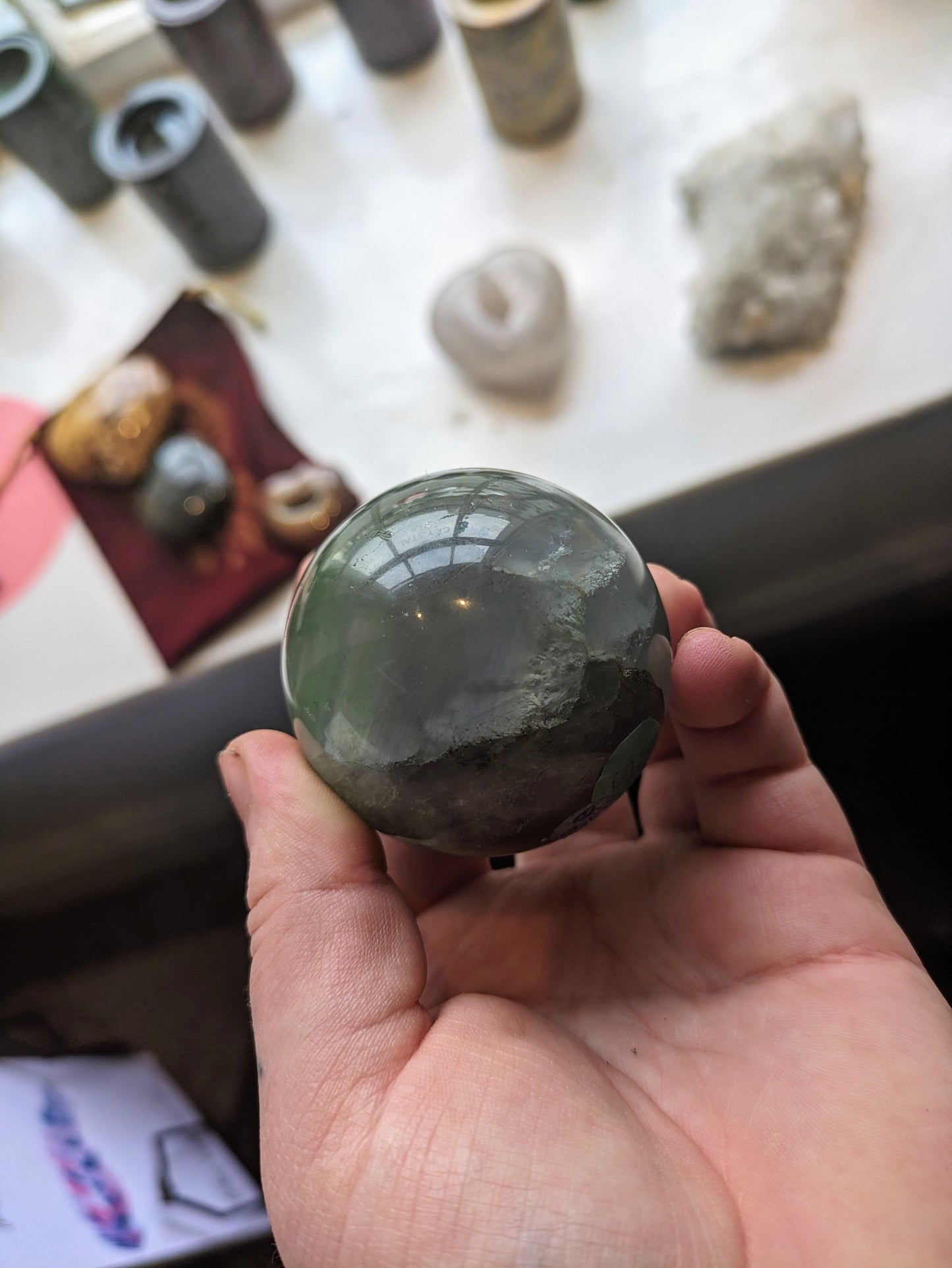 Blue Fluorite Sphere (BFS02)