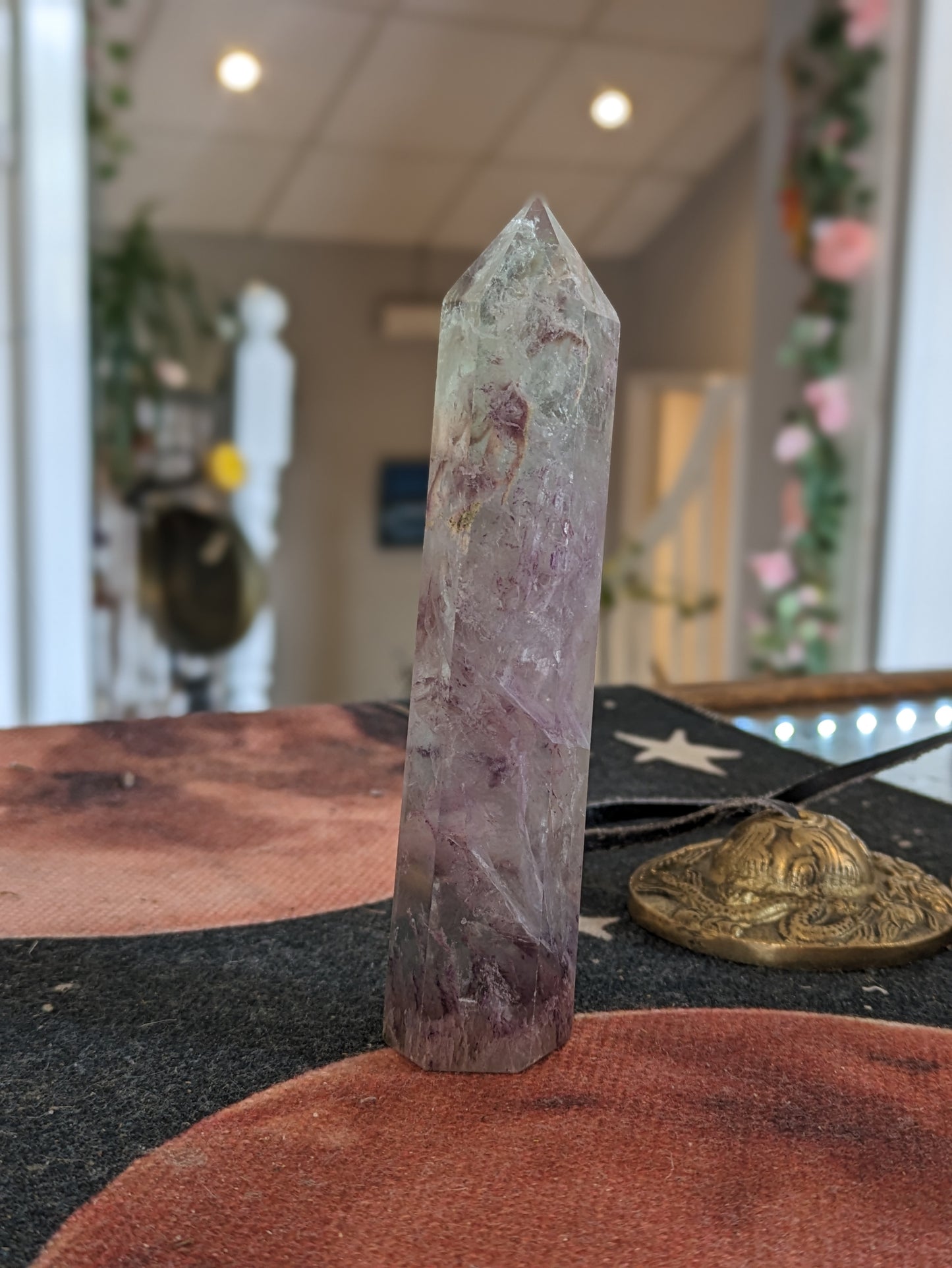 Rainbow Fluorite Tower (RFT04)