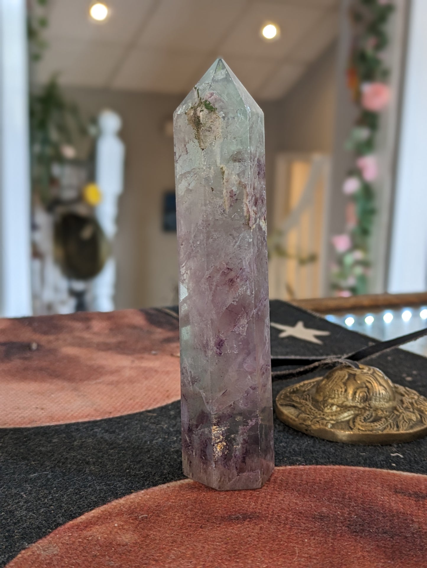 Rainbow Fluorite Tower (RFT04)