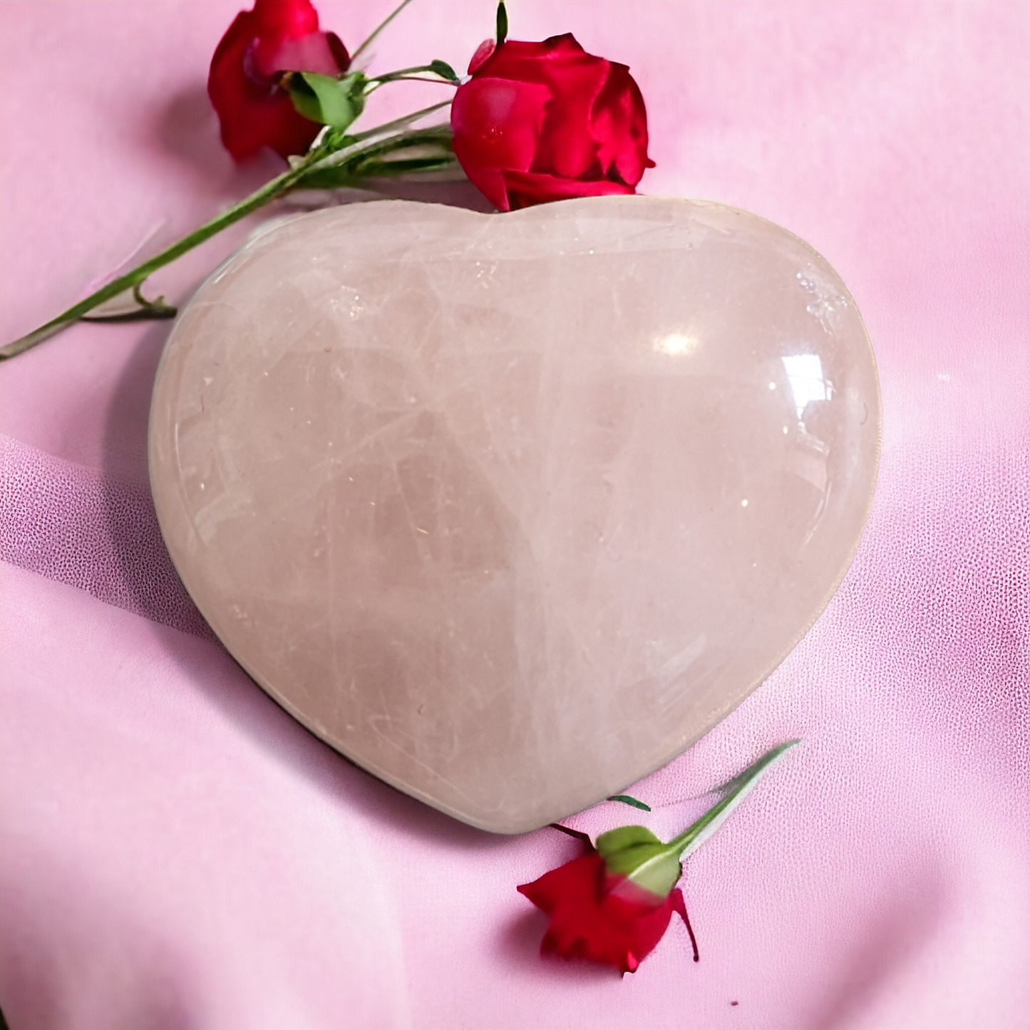 Rose Quartz Heart