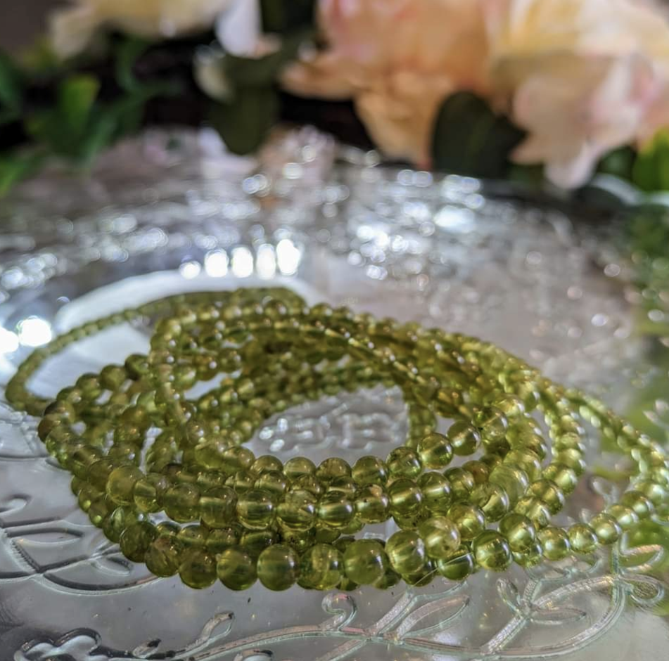 Peridot Bracelet (4mm)