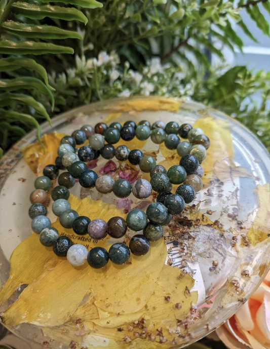 Moss Agate Bracelet