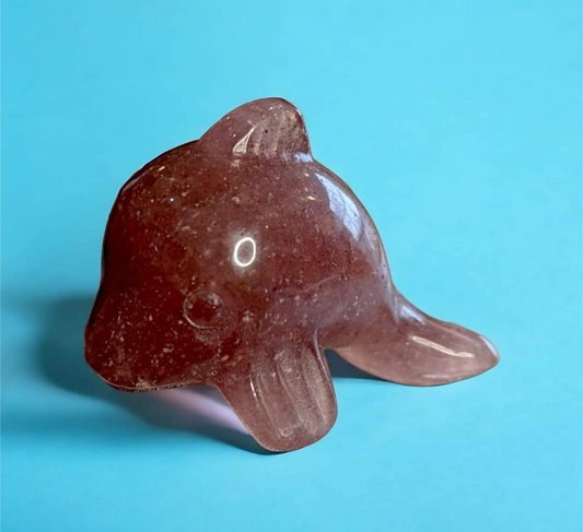 Strawberry Quartz Whale