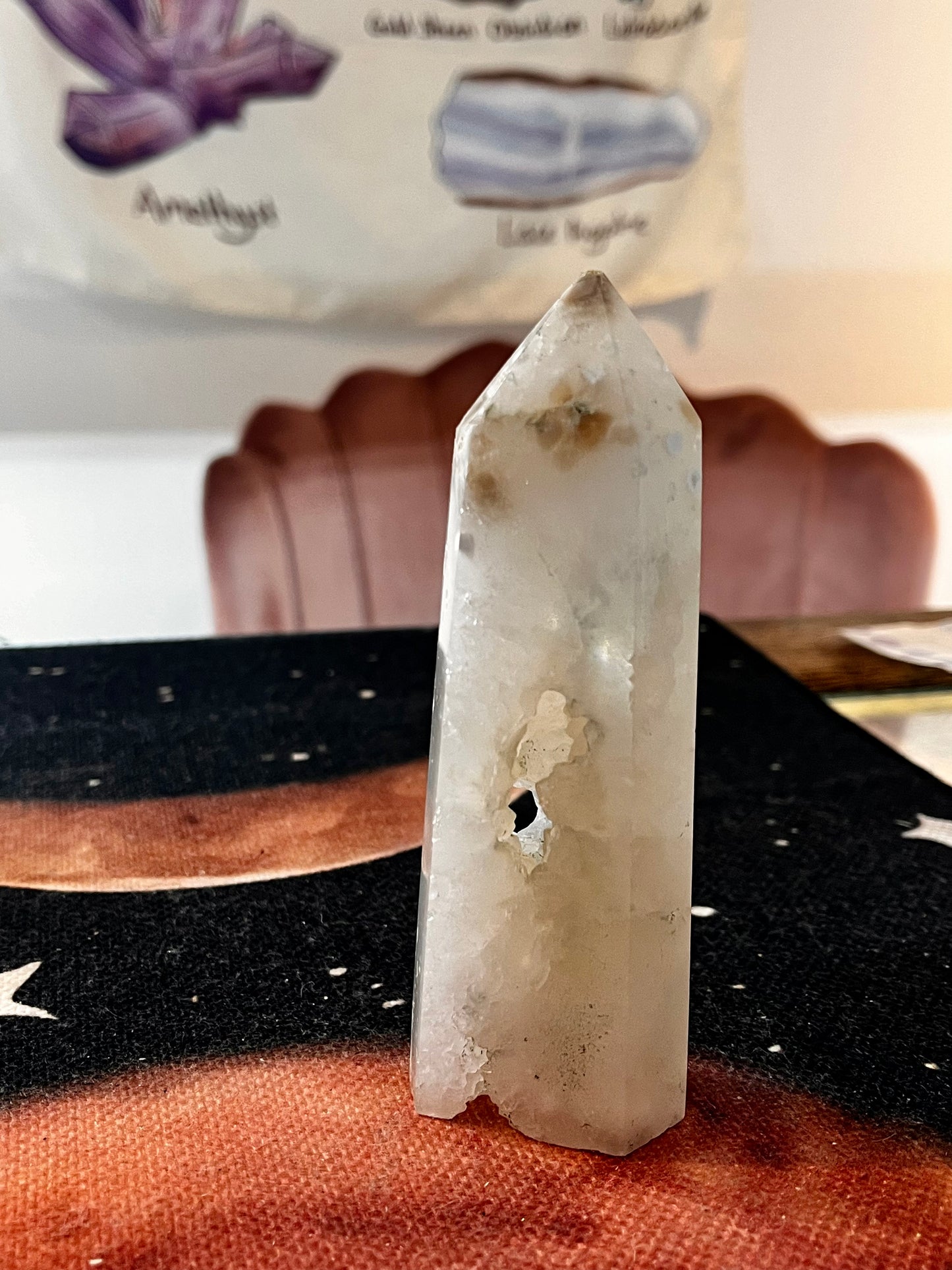 Druzy Agate Tower (DAT01)