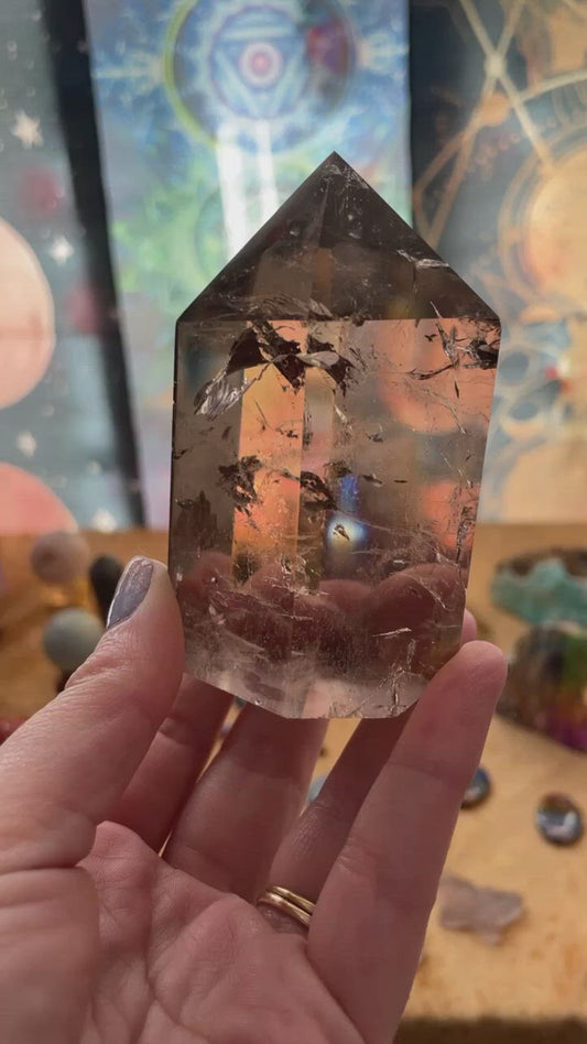 Smoky Quartz Tower (SQT06)