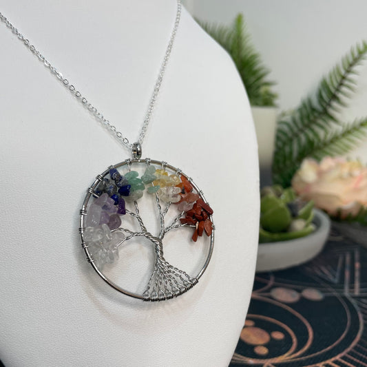 Chakra Tree Of Life Pendant