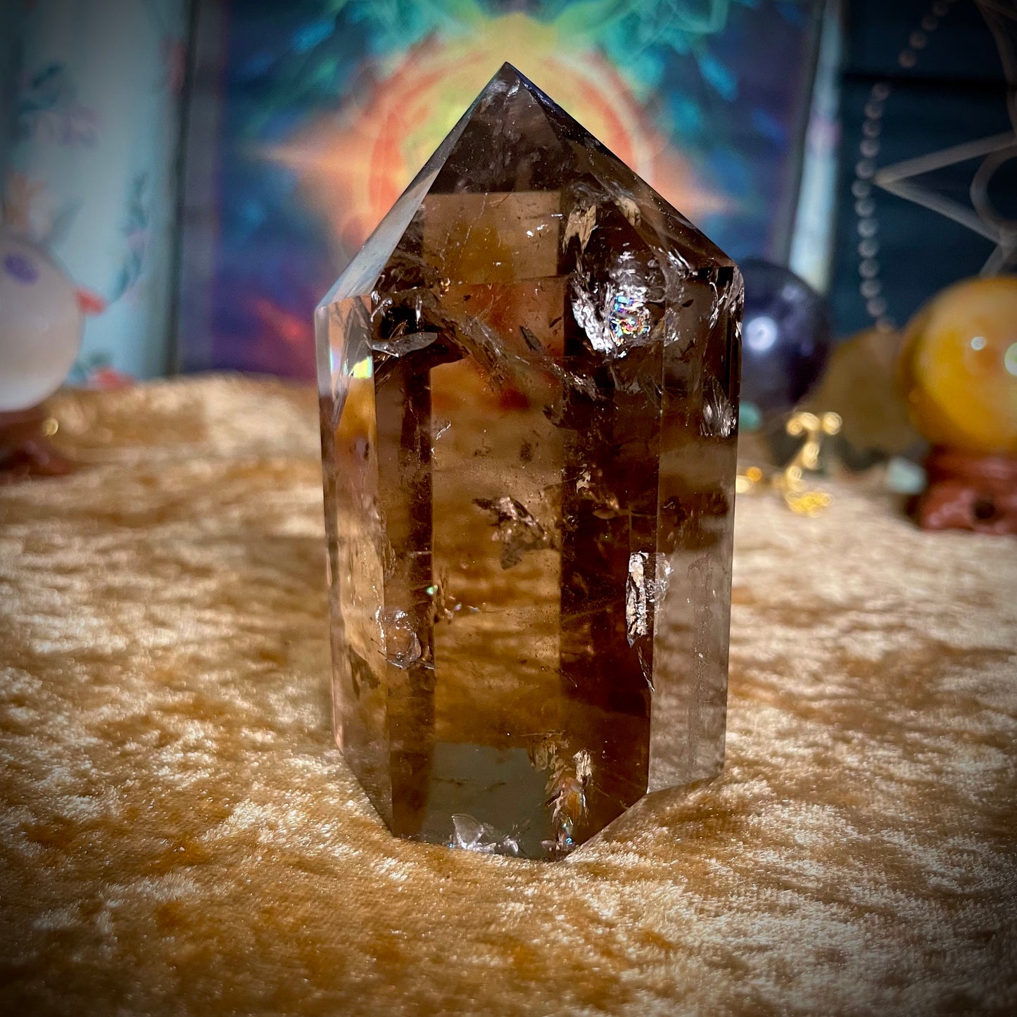 Smoky Quartz Tower (SQT06)