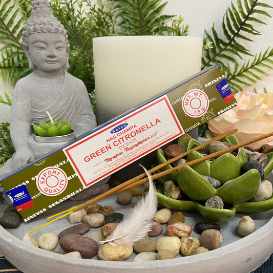 ‘Green Citronella’ SATYA Incense Joss Sticks