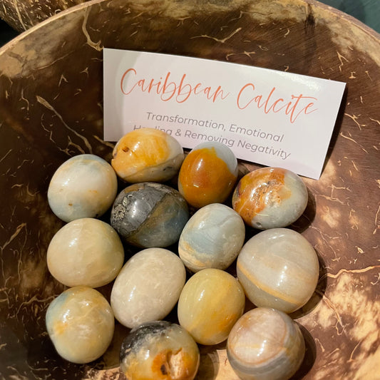 Caribbean Calcite & Aragonite Tumble Stone