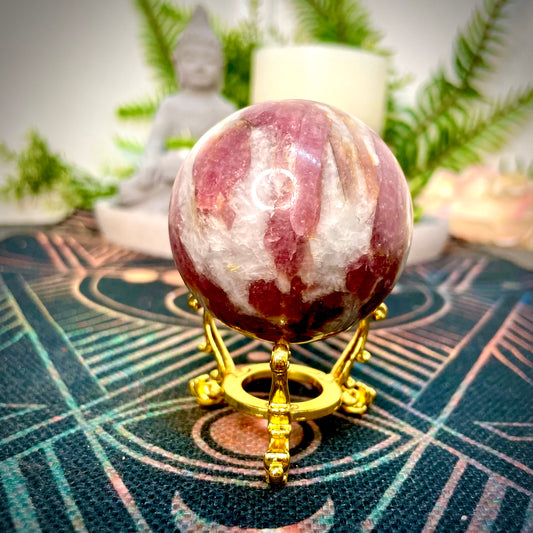 Pink Tourmaline Sphere (PTS02)