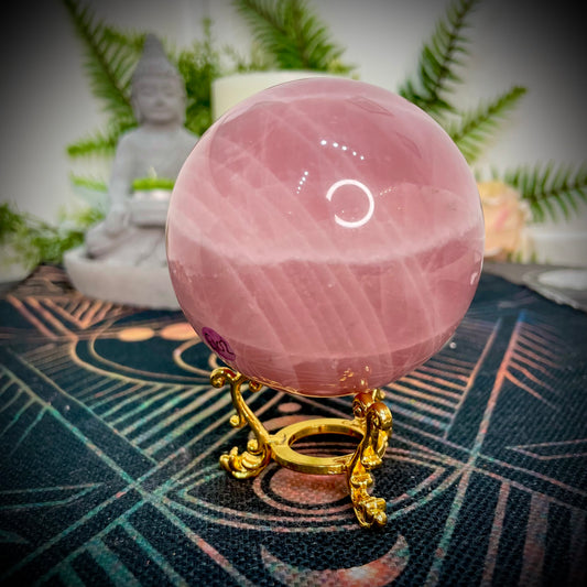 HUGE Madagascan Rose Quartz Sphere (MRQS01)