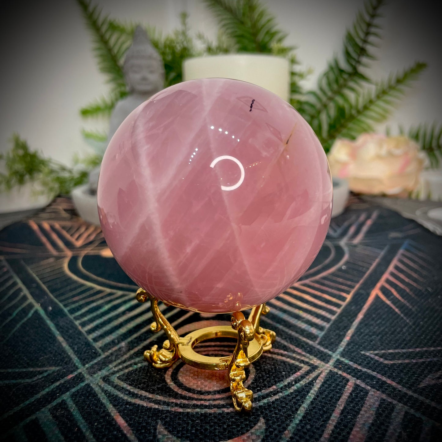 HUGE Madagascan Rose Quartz Sphere (MRQS01)