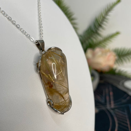 Rutilated Quartz Necklace