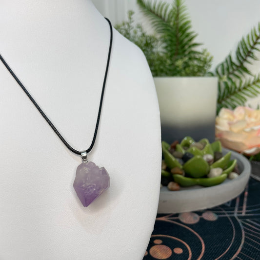 Amethyst Flower Necklace