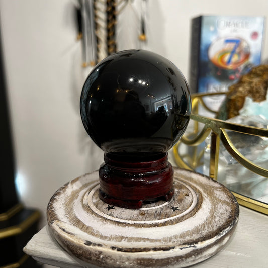 Black Tourmaline Sphere (BTS02)