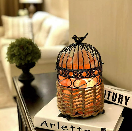 Himalayan Salt Lamp - Birdcage Style