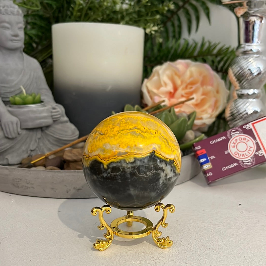 Bumblebee Jasper Sphere (BBJS03)